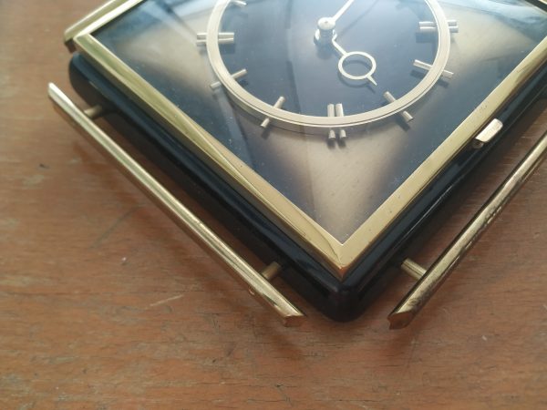 Orologio da parete vintage quadrato ottone - immagine 3