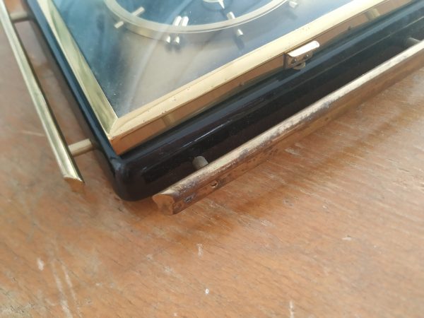Orologio da parete vintage quadrato ottone - immagine 4