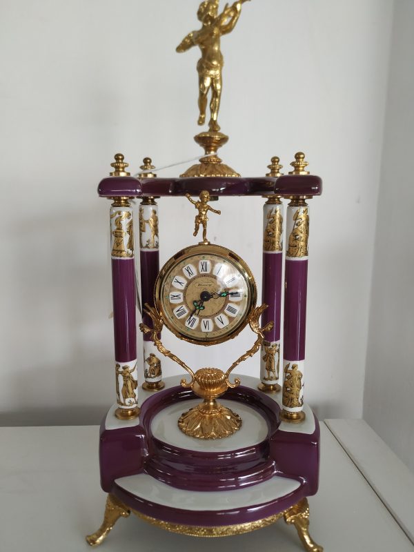 Orologio da tavolo ceramiche artistiche Alfa