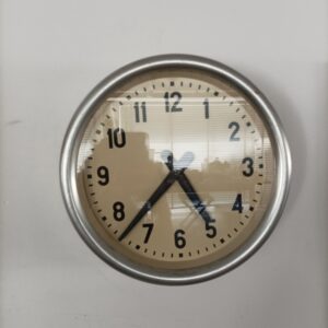 Orologio parete vintage in alluminio