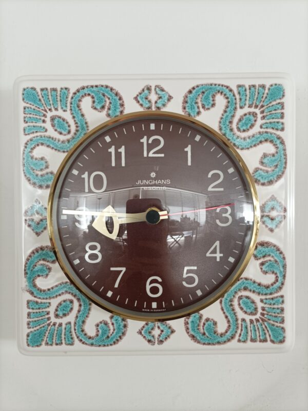 Junghans anni '70 in ceramica decorata - immagine 2